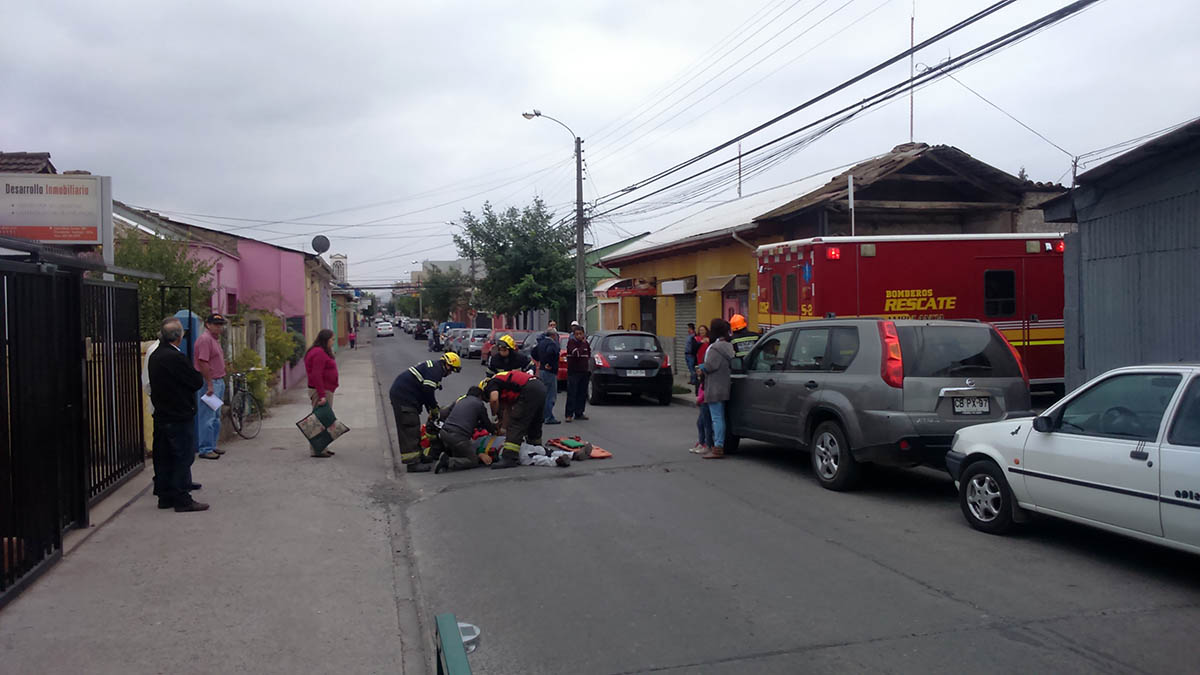 20160319 Bombero lesionado en San Fernando