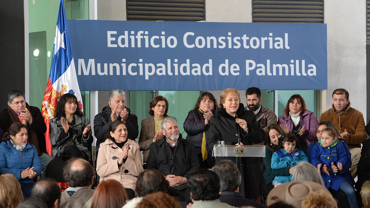 20160617 Inauguración Municipalidad Placilla, Bachelet, 1