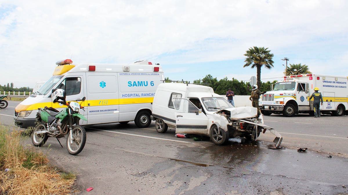 Accidente Ruta 90 Cunaco diciembre de 2015