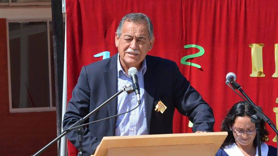 El alcalde Horacio Maldonado Mondaca.