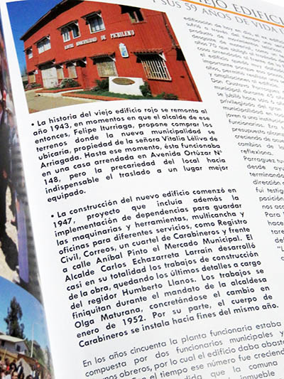 La municipalidad hizo uso no autorizado de propiedad intelectual, en la revista que publicó para conmemorar la inauguración del edificio consistorial, en diciembre.