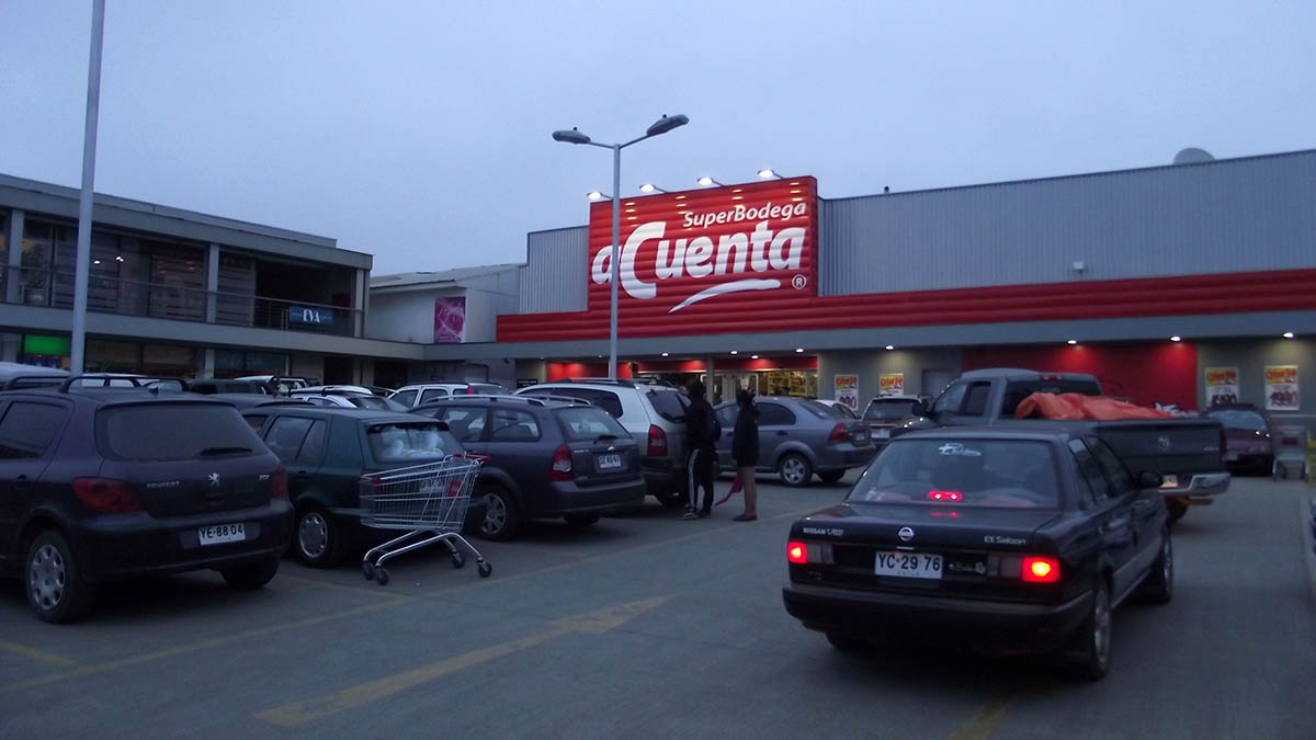 El supermercado aCuenta de Pichilemu, en febrero de 2015. Archivo.