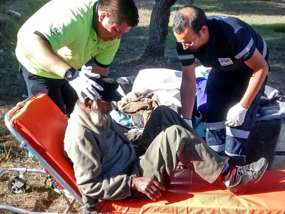 rescate hombre abandonado san fernando febrero 2016