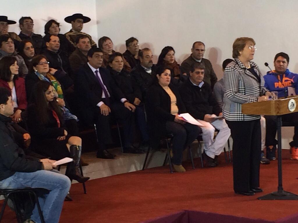 Bachelet en Coltauco