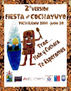 afiche fiesta cochayuyo